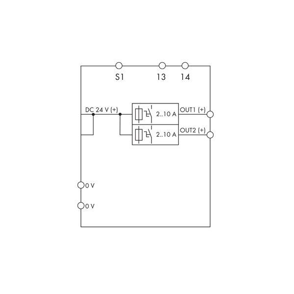 Electronic circuit breaker 2-channel 24 VDC input voltage image 6