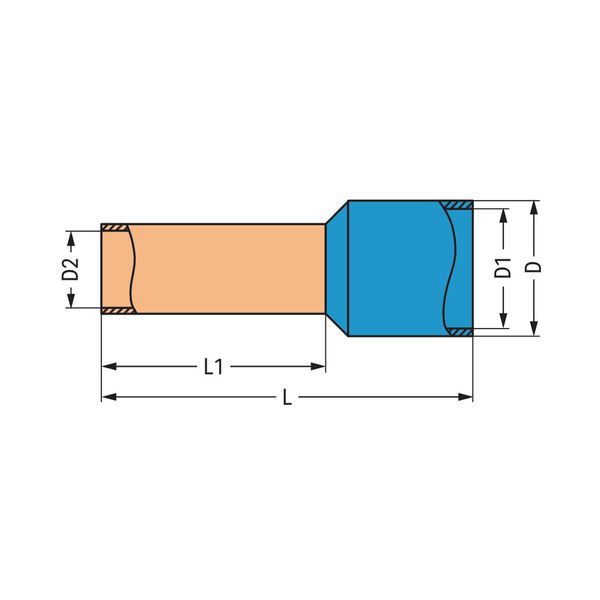 Ferrule insulated white image 1