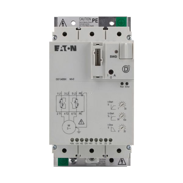 Soft starter, 70 A, 200 - 480 V AC, 24 V DC, Frame size: FS3, Communication Interfaces: SmartWire-DT image 5