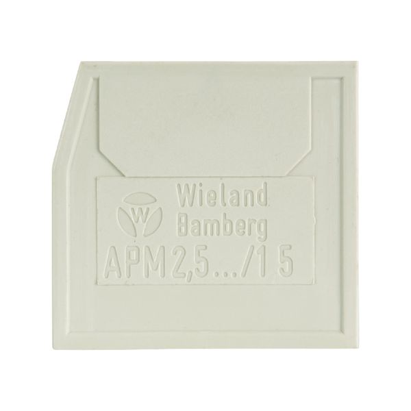 END PLATE APM 2,5 F. / 15 image 1