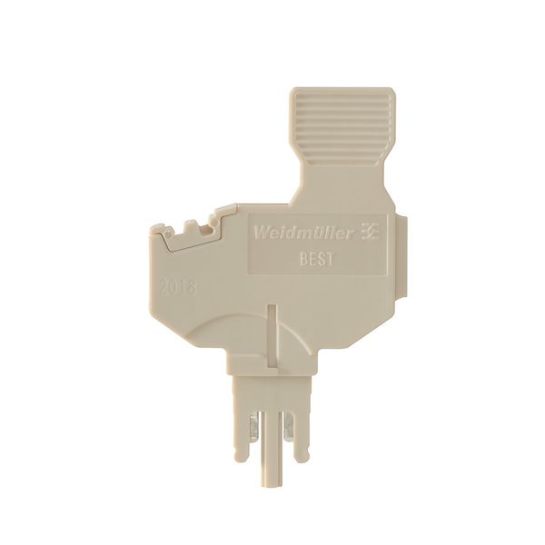 Component plug (terminal), Miscellaneous, Plugged, beige image 1