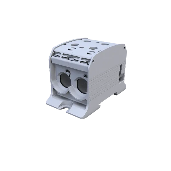 STB 95-2 Rail-mounted terminal block Al/Cu 87520 SIMBLOCK grey image 1