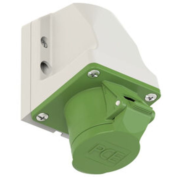 CEE-wall mounted socket 32A 2p 24/42V 4h IP44 image 1