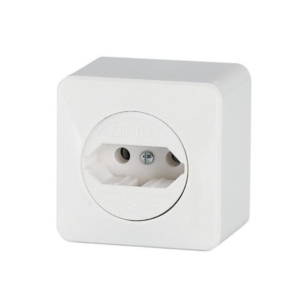 Socket outlet 1-position, with EURO2 adapter, with plug-in units, without input wiring image 4
