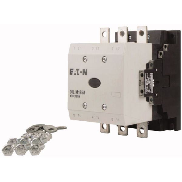 Contactor, 380 V 400 V 90 kW, 2 N/O, 2 NC, RDC 24: 24 - 27 V DC, DC operation, Screw connection image 5