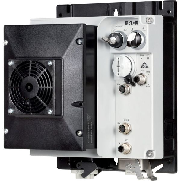Speed controllers, 8.5 A, 4 kW, Sensor input 4, 180/207 V DC, AS-Interface®, S-7.4 for 31 modules, HAN Q4/2, STO (Safe Torque Off), with fan image 8
