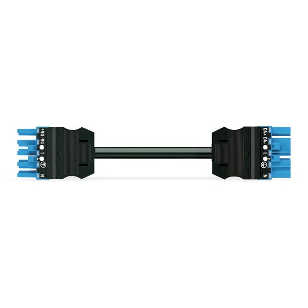 pre-assembled interconnecting cable Eca Socket/plug blue image 1