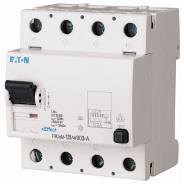 Residual current circuit breaker (RCCB), 125A, 4p, 300mA, type G/A image 1
