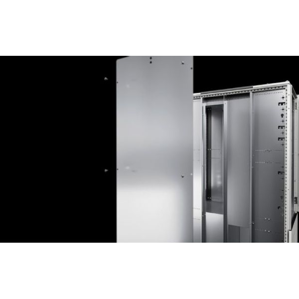 VX IT Compartment Rack, vented, 2 doors, 2 x 23 U, WHD 600x2200x1200 mm image 3