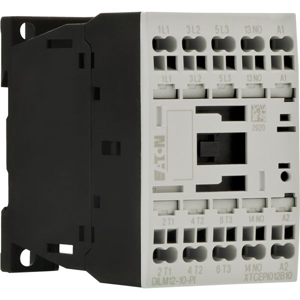 Contactor, 3 pole, 380 V 400 V 5.5 kW, 1 N/O, 24 V DC, DC operation, Push in terminals image 13