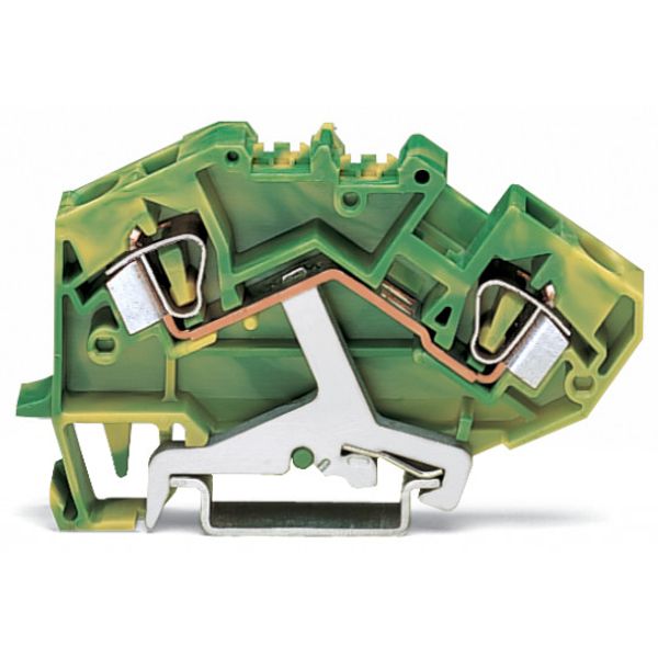 2-conductor ground terminal block 6 mm² center marking green-yellow image 3