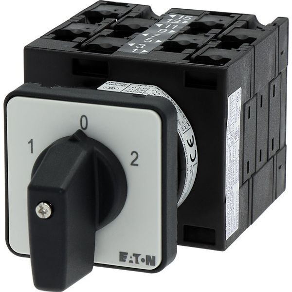 Multi-speed switches, T3, 32 A, flush mounting, 4 contact unit(s), Contacts: 8, 60 °, maintained, With 0 (Off) position, 1-0-2, Design number 8441 image 5