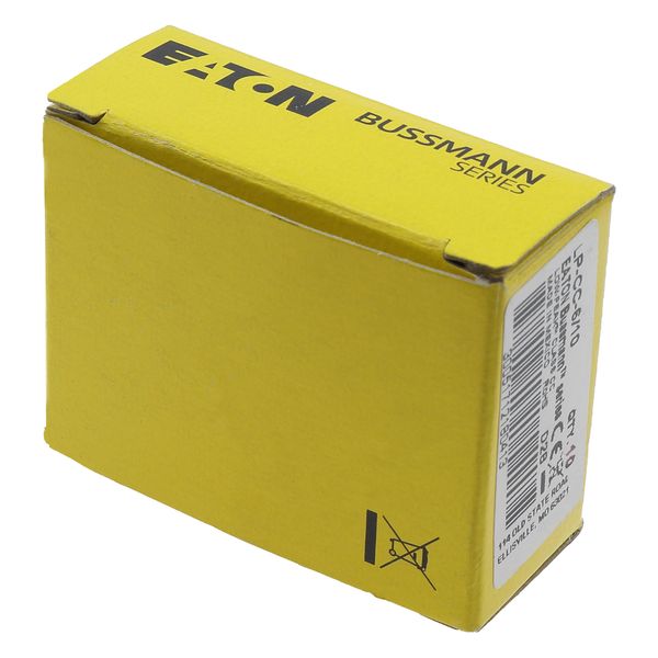 Fuse-link, LV, 0.6 A, AC 600 V, 10 x 38 mm, CC, UL, time-delay, rejection-type image 14