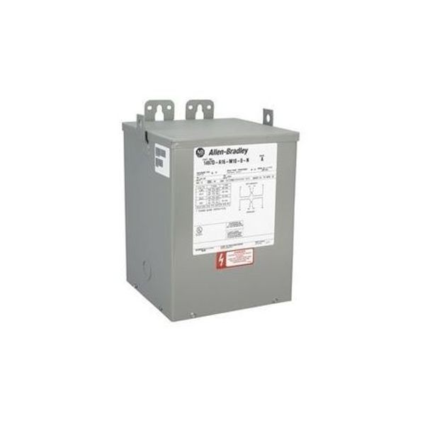 Allen-Bradley 1497D-A18-M21-0-2 1497D - CCT, 15.0kVA, 480V 60Hz Primary, 0 Primary - 0 Secondary Fuse Blocks, (2) 5% FCBN Taps image 1