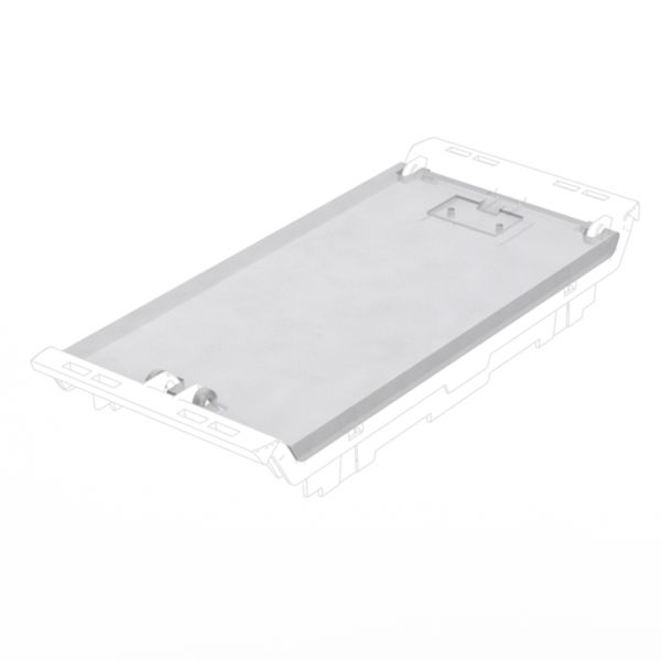 Hinged cover, IP20 in installed state, Plastic, Transparent, Width: 45 image 2