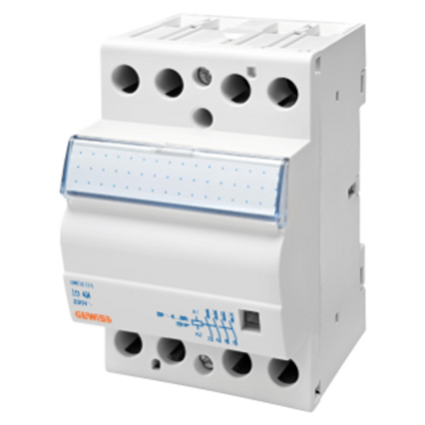 CONTACTOR CTR - 63A 4NC 230V - 3 MODULES image 2