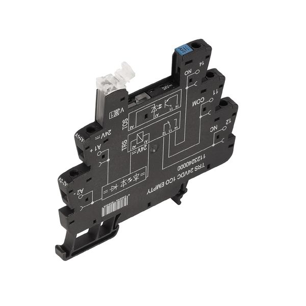 Relay socket, IP20, 24 V UC ±10 %, Rectifier, 1 CO contact , 10 A, Scr image 1