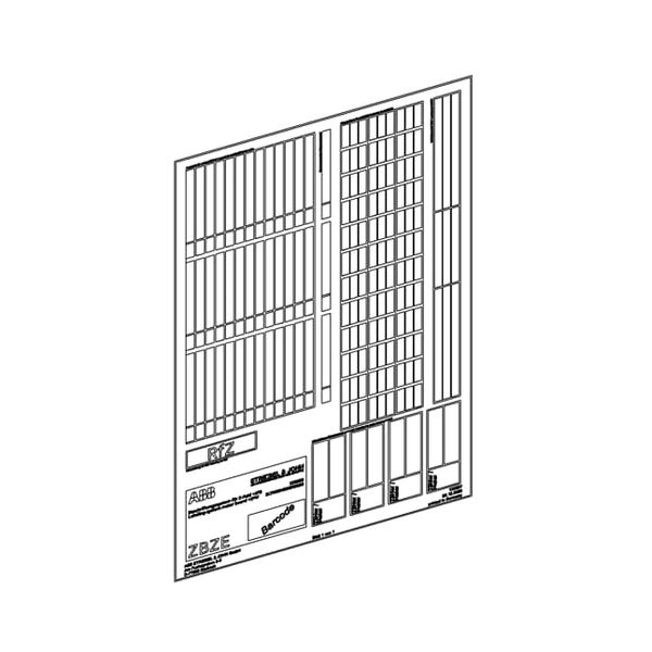 ZBZE ComfortLine Enclosure accessories, 297 mm x 210 mm x 1 mm image 5