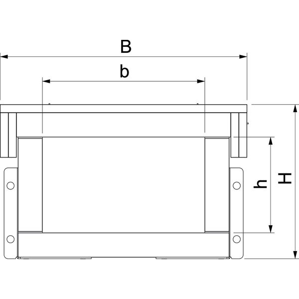 PLCS D061220 Fire protection duct EI60 Suspended mounting 1000x200x120 image 2