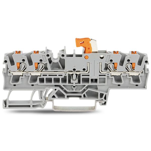 2202-1874 4-conductor disconnect/test terminal block; with push-button; with test option image 3