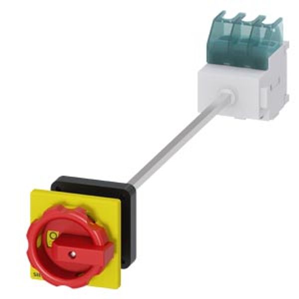 SENTRON, Switch disconnector 3LD, emergency switching-off switch, 3- pole, Iu: 32 3LD2248-0TK53 image 1