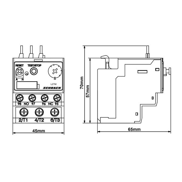 Thermorelais CUBICO Mini, 0.16-0.25A image 3