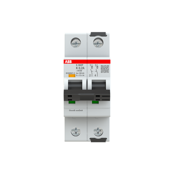 S302P-K0.2 Miniature Circuit Breaker - 2P - K - 0.2 A image 10