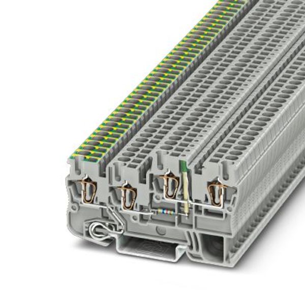 STIO 2,5/3-PE/B/L-LA24GN/O-M - Installation ground terminal block image 2