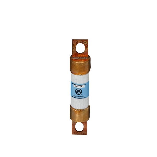 Eaton Bussmann series Tron KAC high speed fuse, 600V, 35A, 200 kAIC, Non Indicating, High speed fuse, Blade end X blade end, Stud image 10