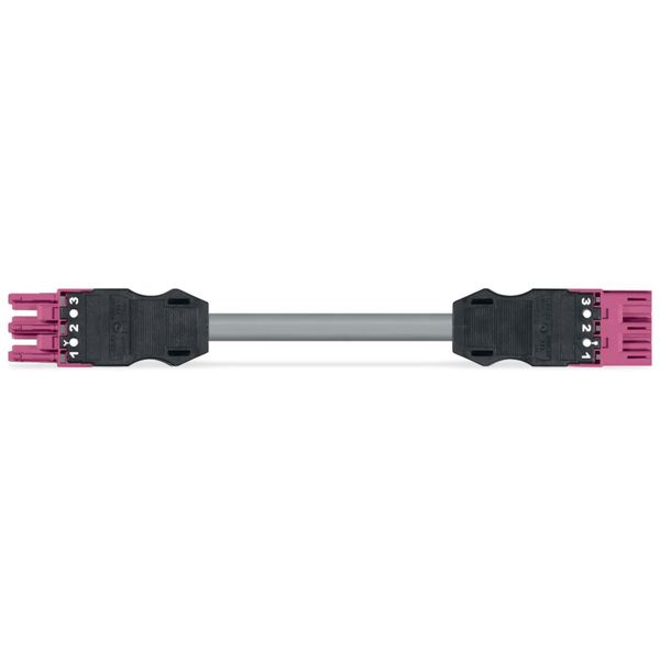 pre-assembled interconnecting cable;Eca;Socket/plug;gray image 2