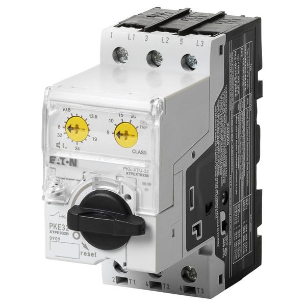 Motor-protective circuit-breaker, Complete device with standard knob, Electronic, 8 - 32 A, 32 A, With overload release, Screw terminals image 3