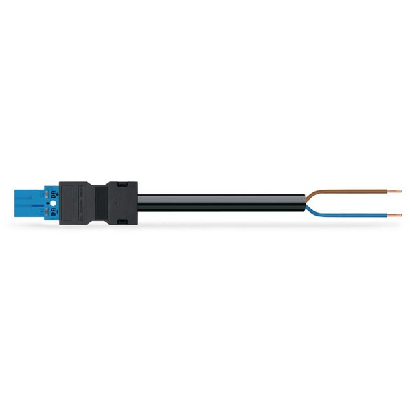 pre-assembled connecting cable Eca Socket/open-ended blue image 2