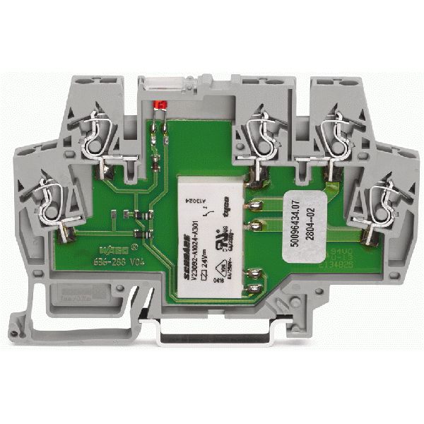 Relay module Nominal input voltage: 36 VDC 1 changeover contact image 2