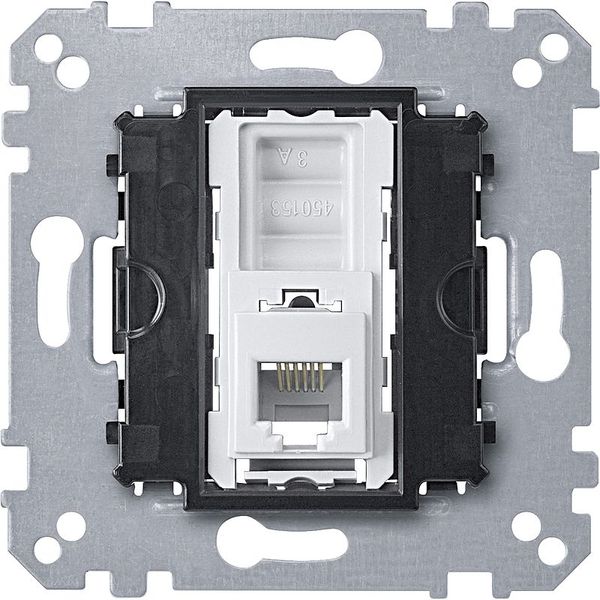 RJ12 telephone socket insert, 6-pin image 1