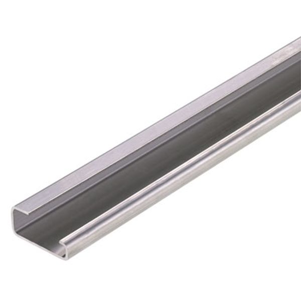 Terminal rail, without slot, Accessories, 33 x 15 x 2000 mm, Stainless image 1