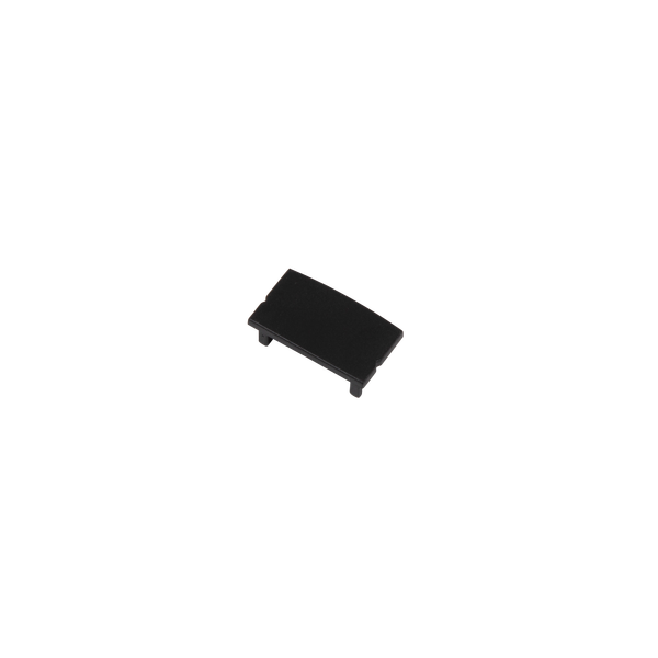 End Cap w/o hole for Surface Mounted Profile 23.5x14mm IP20 Black image 1