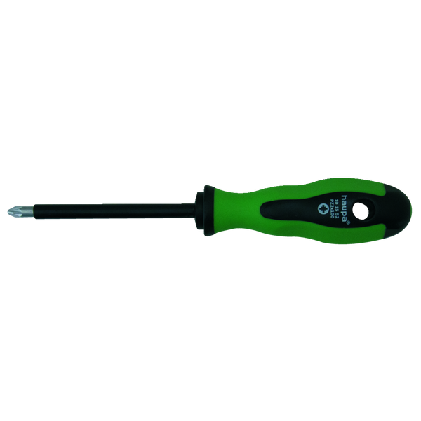 Screwdriver cross PZ 1 175mm long insulated blade 2C handle image 1