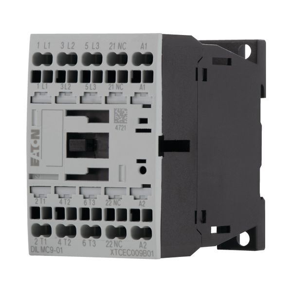 Contactor, 3 pole, 380 V 400 V 4 kW, 1 NC, 230 V 50/60 Hz, AC operation, Spring-loaded terminals image 6
