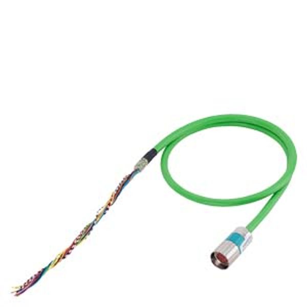 Signal cable pre-assembled for incr. encoder HTL in motor Connection…6FX8002-2AH00-1HF0 image 1