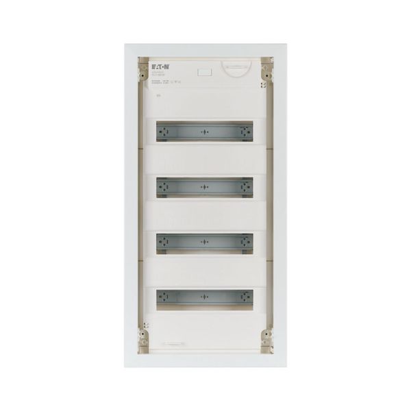 Hollow wall compact distribution board, 4-rows, super-slim sheet steel door image 6