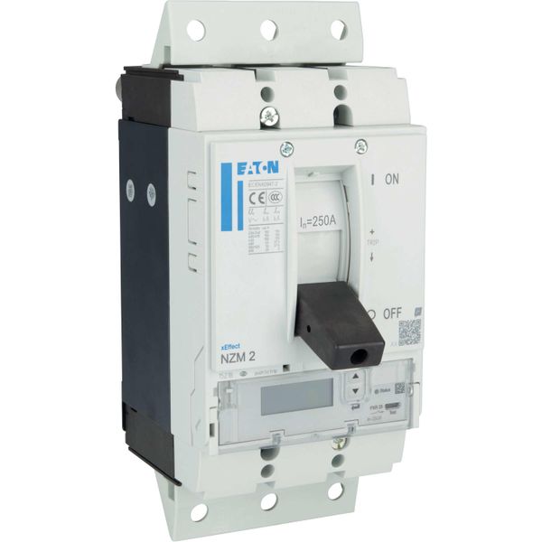 NZM2 PXR25 circuit breaker - integrated energy measurement class 1, 250A, 3p, Screw terminal, plug-in technology image 12