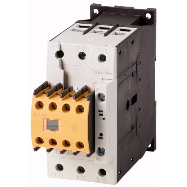 Safety contactor, 380 V 400 V: 30 kW, 2 N/O, 2 NC, 230 V 50 Hz, 240 V 60 Hz, AC operation, Screw terminals, with mirror contact. image 1