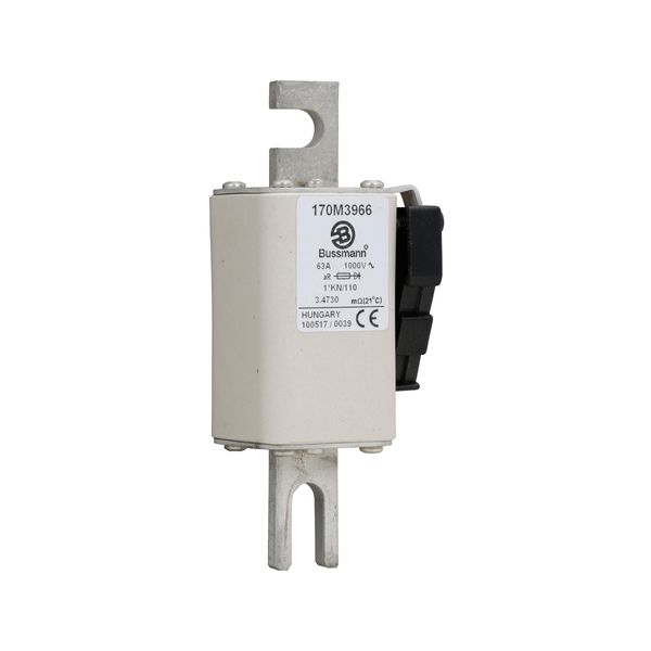 Fuse-link, high speed, 315 A, AC 1000 V, compact DIN 1, 43 x 61 x 138 mm, aR, DIN, IEC, type K indicator image 8