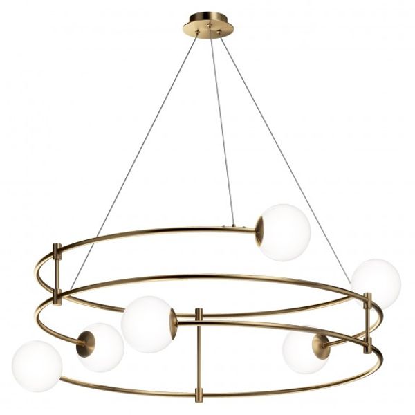 Modern Balance Pendant Lamp Gold image 2