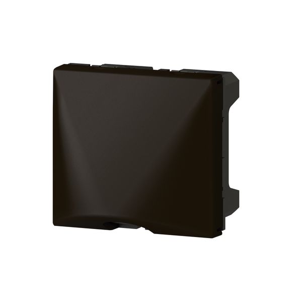 CABLE OUTLET 2 MODULES MAT BLACK image 3