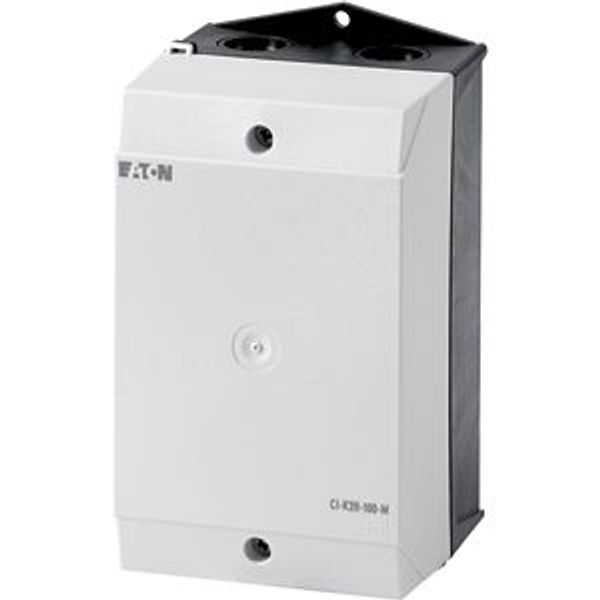 Insulated enclosure, HxWxD=160x100x100mm, +mounting plate image 1