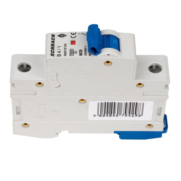 Miniature Circuit Breaker (MCB) AMPARO 10kA, B 4A, 1-pole image 6