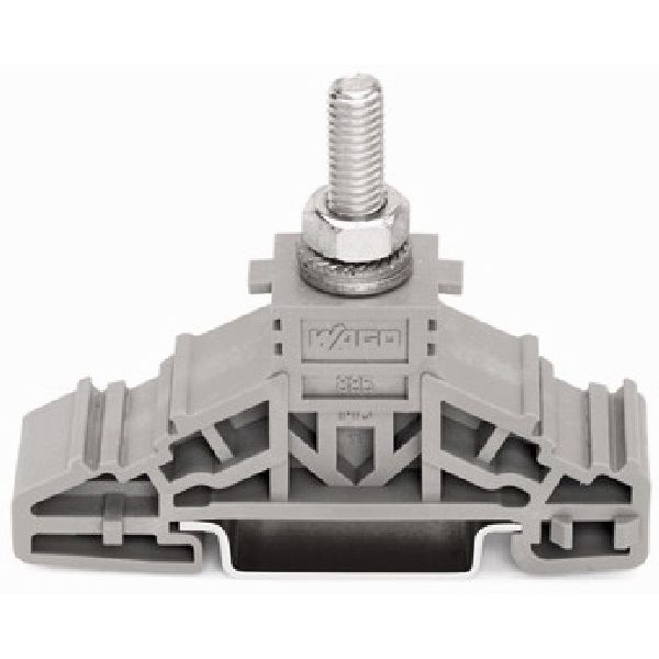 Stud terminal block lateral marker slots for DIN-rail 35 x 15 and 35 x image 2