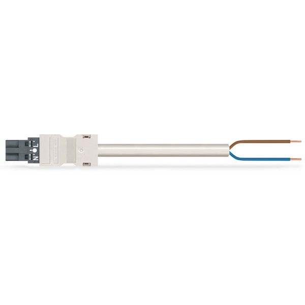 pre-assembled connecting cable Eca Plug/open-ended dark gray image 1