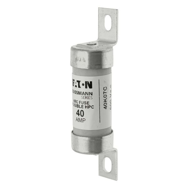 Fuse-link, LV, 40 A, AC 600 V, DC 250 V, HRCII-C, 22 x 87 mm, CSA image 5